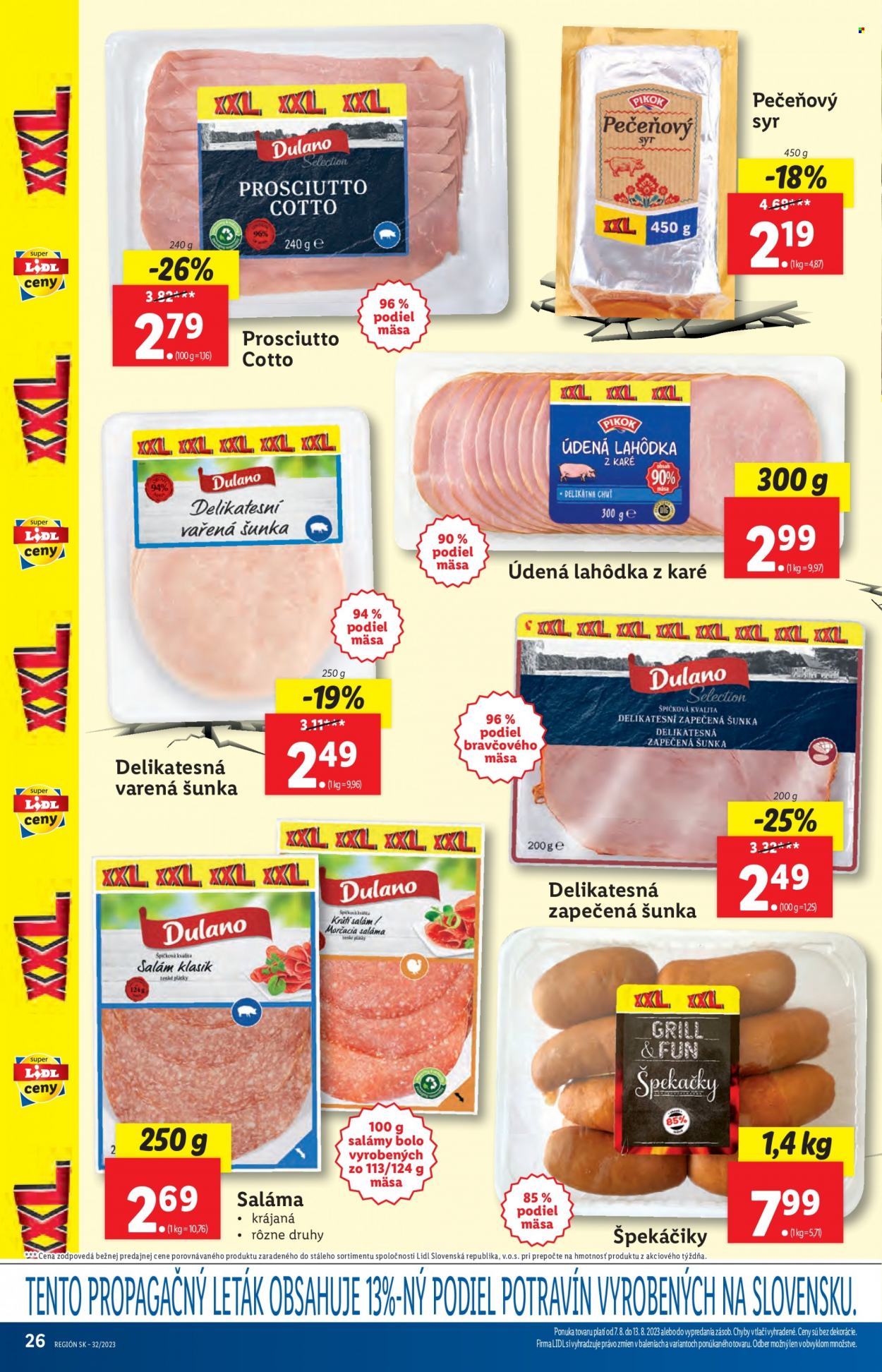 Leták Lidl - 7.8.2023 - 13.8.2023. Strana 26