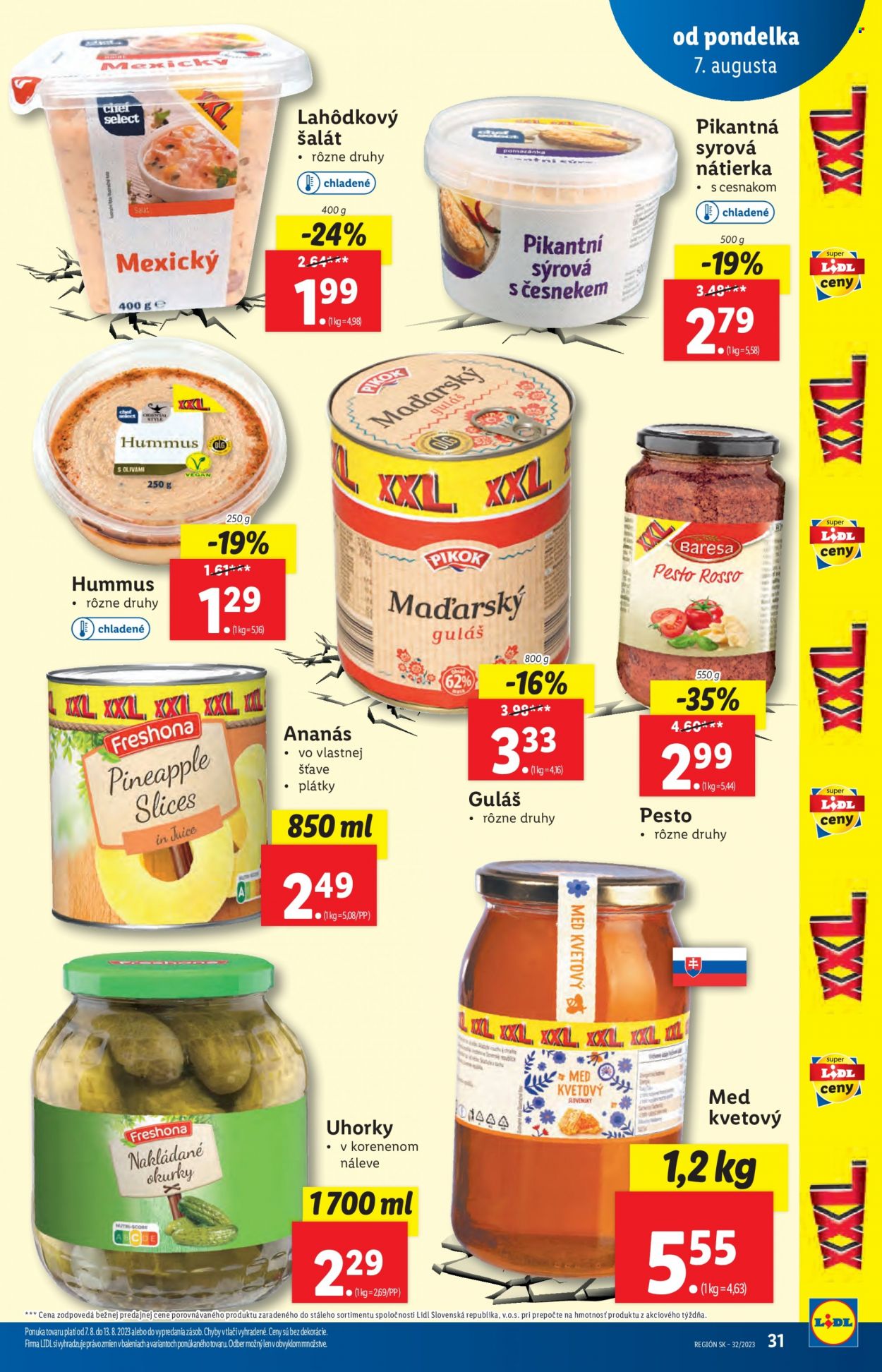 Leták Lidl - 7.8.2023 - 13.8.2023. Strana 31