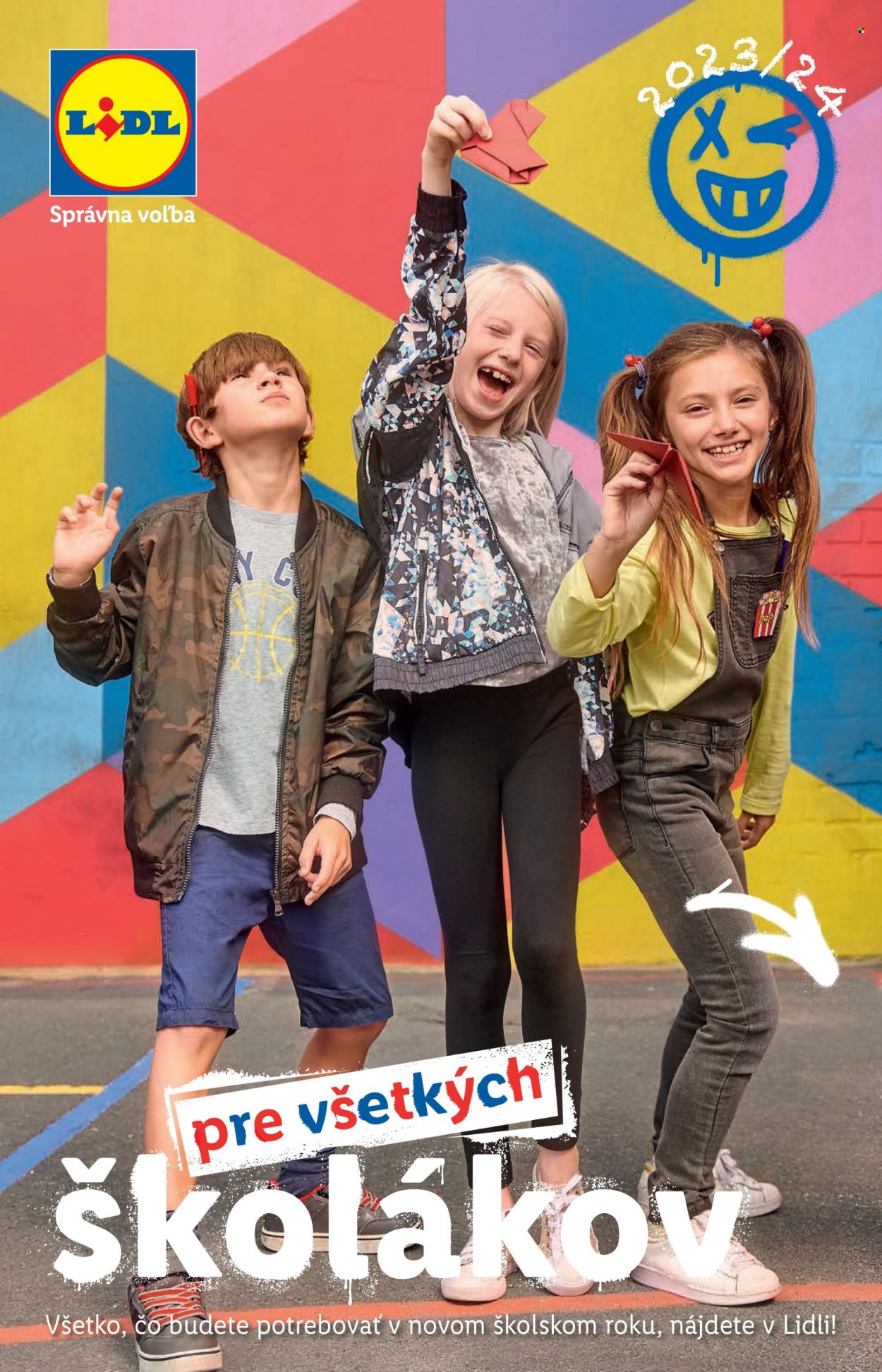 Leták Lidl. Strana 1
