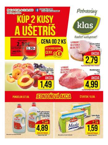 Leták Klas - 7.8.2023 - 13.8.2023.