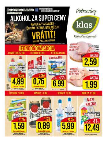 Leták Klas - 7.8.2023 - 13.8.2023.