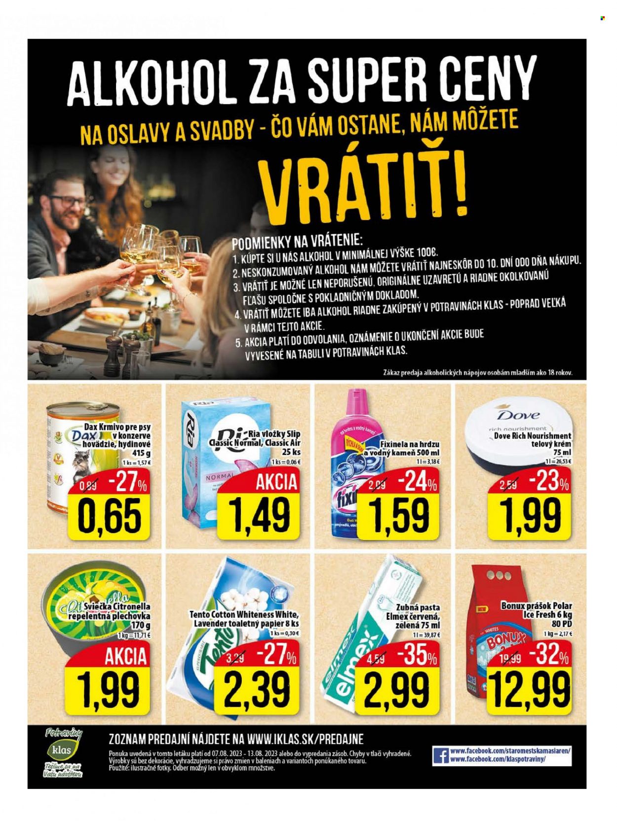 Leták Klas - 7.8.2023 - 13.8.2023. Strana 18