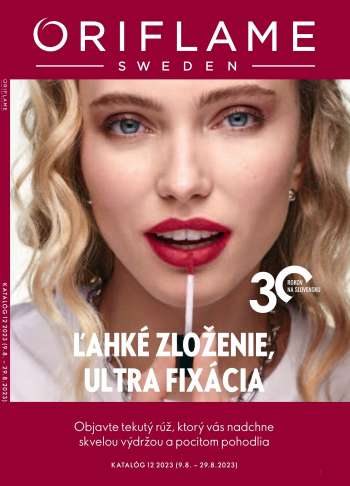Leták Oriflame - 9.8.2023 - 29.8.2023.