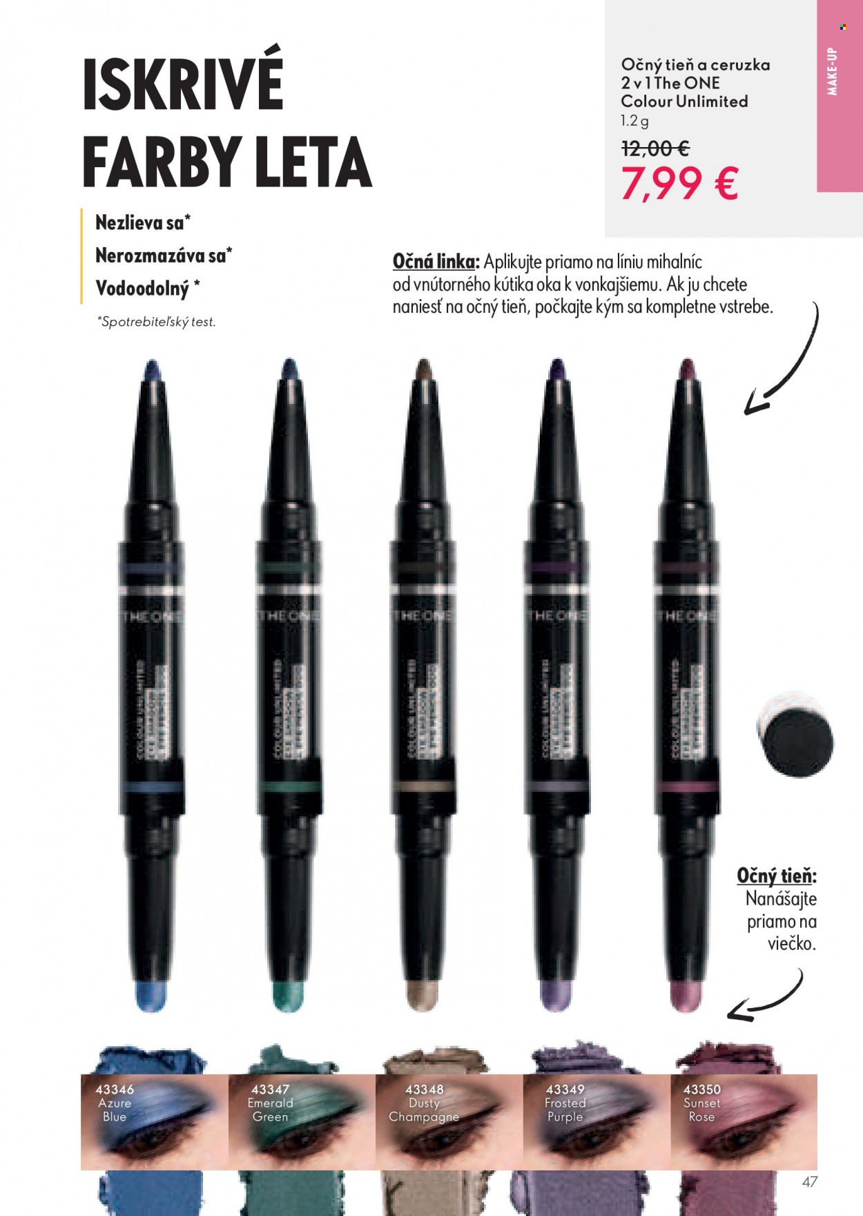 Leták Oriflame - 9.8.2023 - 29.8.2023. Strana 47