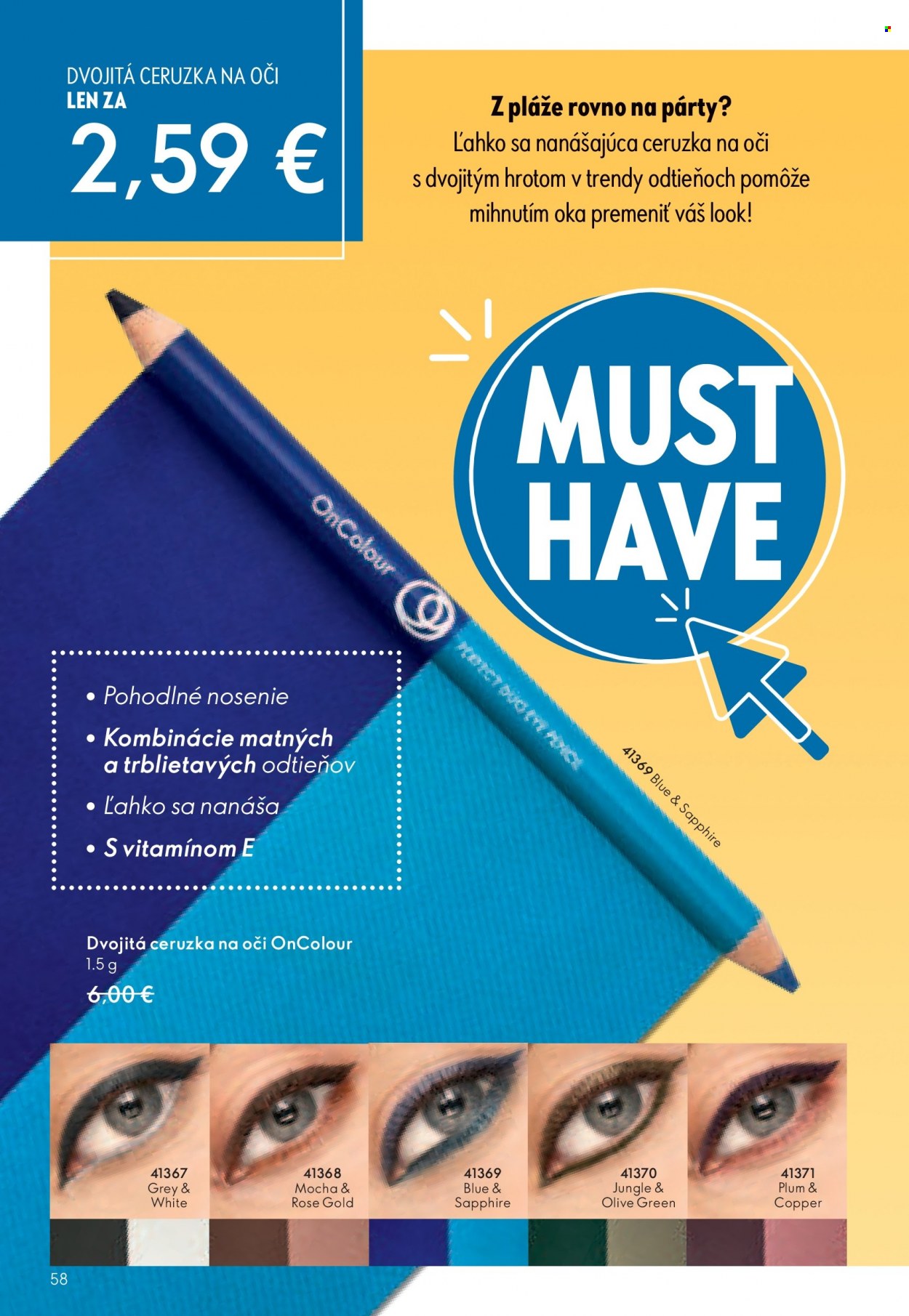 Leták Oriflame - 9.8.2023 - 29.8.2023. Strana 58