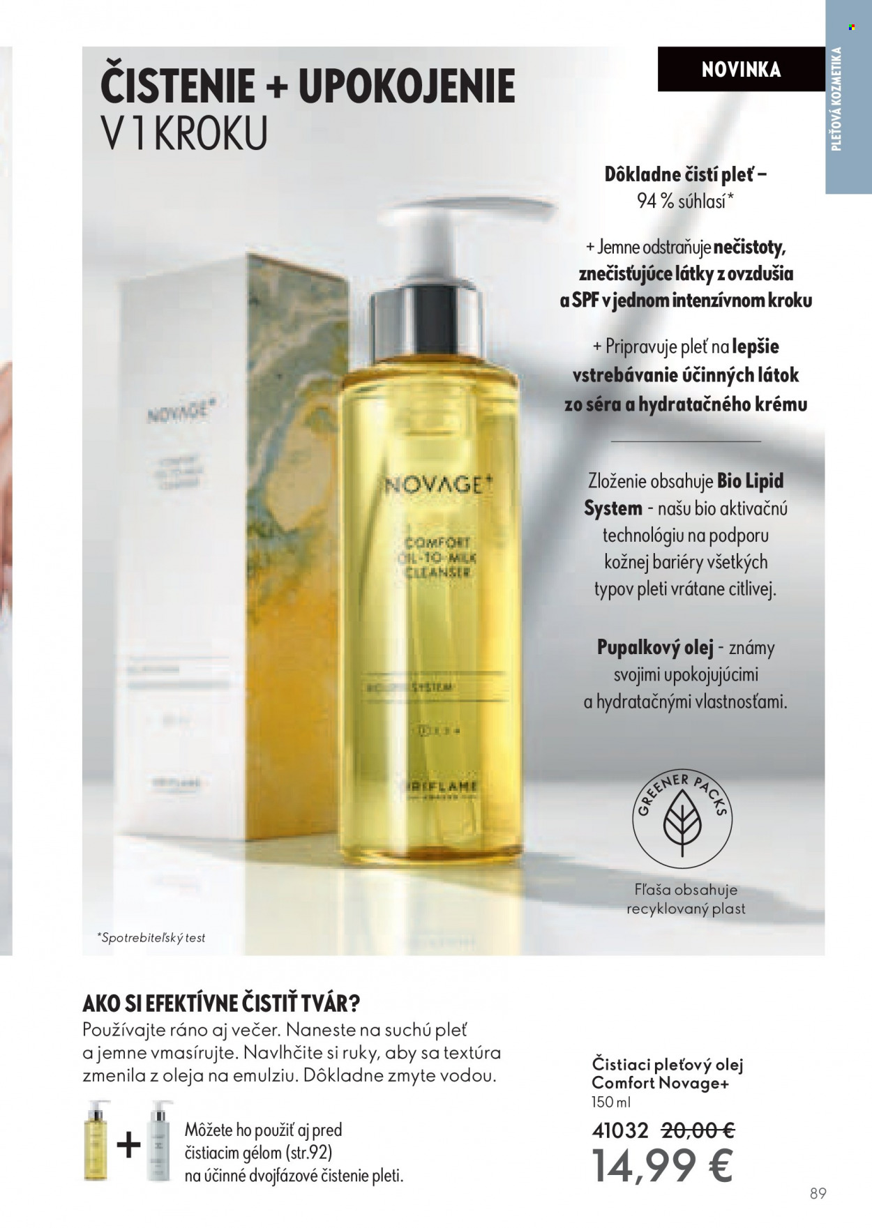 Leták Oriflame - 9.8.2023 - 29.8.2023. Strana 89