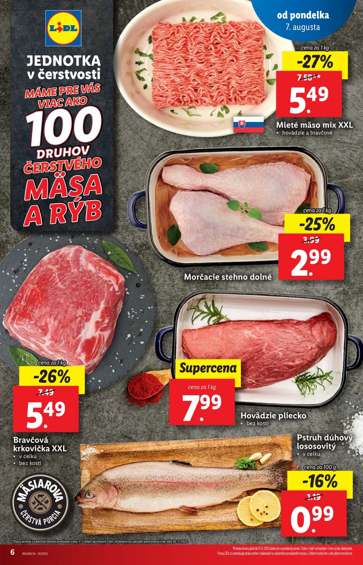 Leták Lidl - 10.8.2023 - 13.8.2023. Strana 6