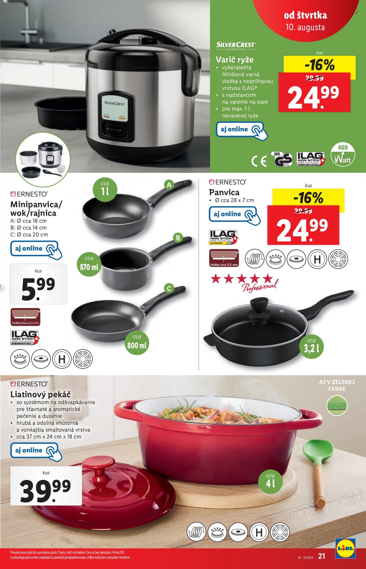 Leták Lidl - 10.8.2023 - 13.8.2023. Strana 21
