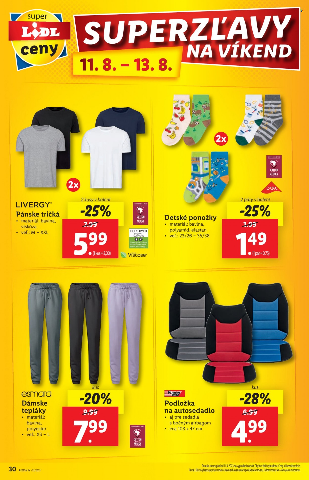 Leták Lidl - 10.8.2023 - 13.8.2023. Strana 30