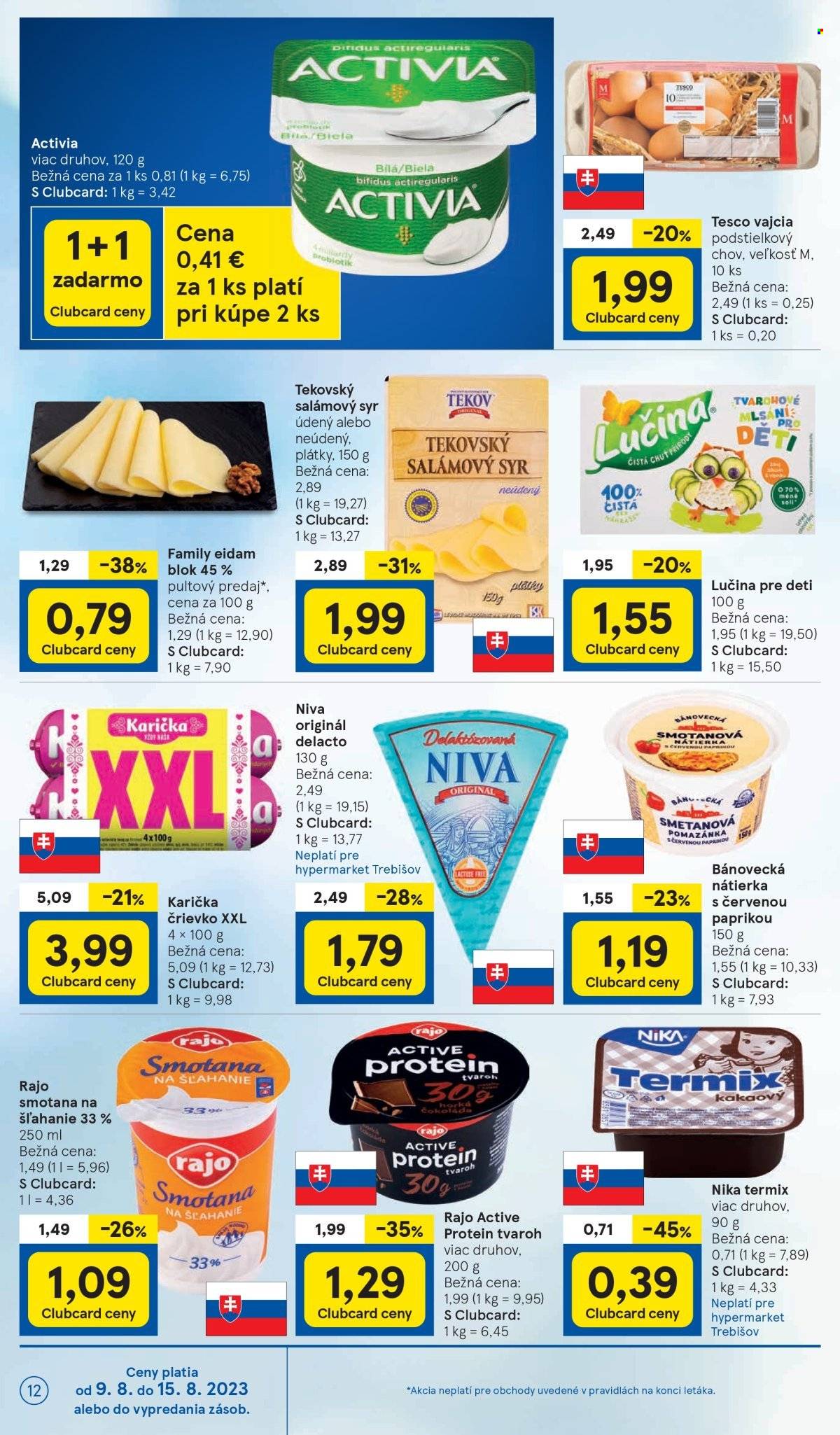 Leták TESCO - 9.8.2023 - 15.8.2023. Strana 12
