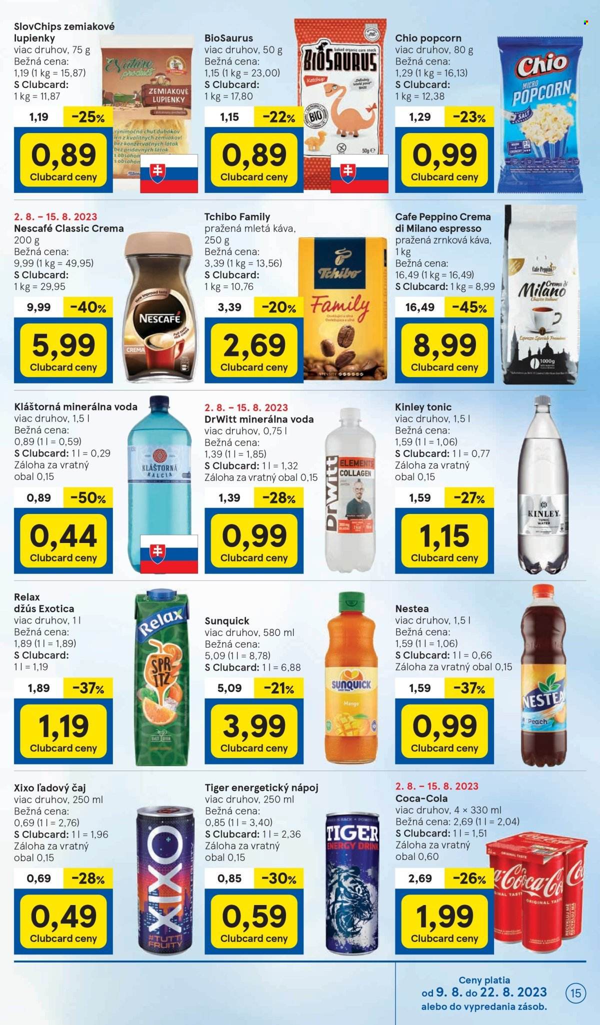 Leták TESCO - 9.8.2023 - 15.8.2023. Strana 15