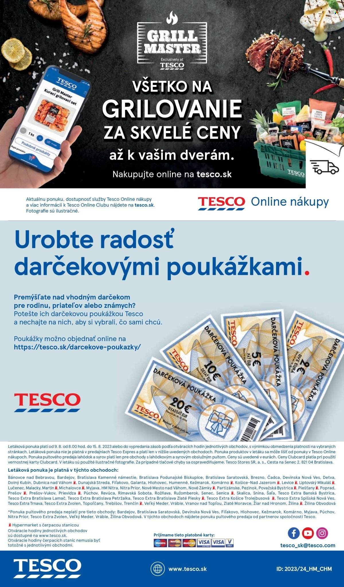Leták TESCO - 9.8.2023 - 15.8.2023. Strana 24