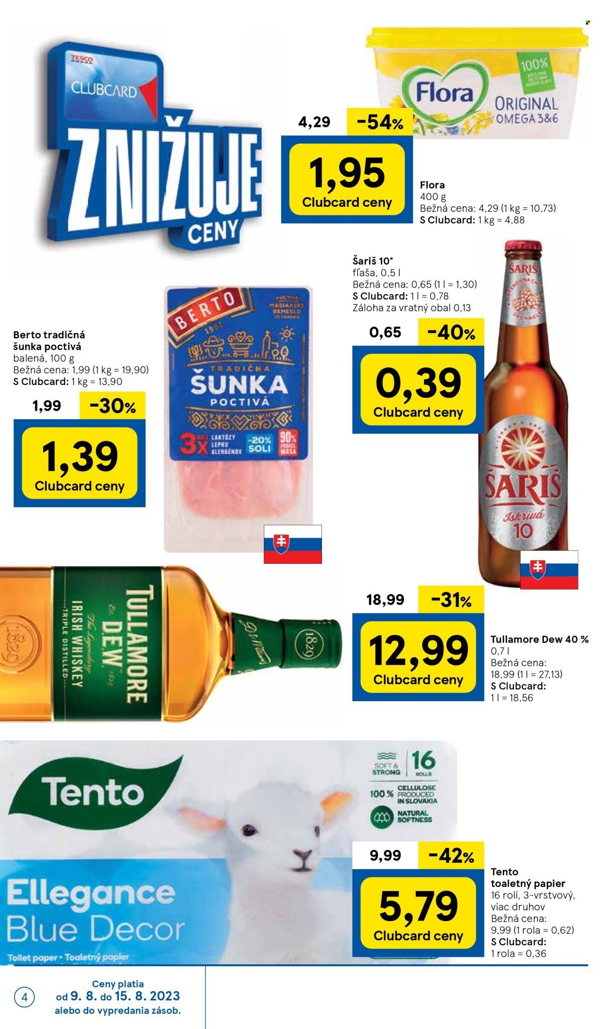 Leták TESCO supermarket - 9.8.2023 - 15.8.2023. Strana 4