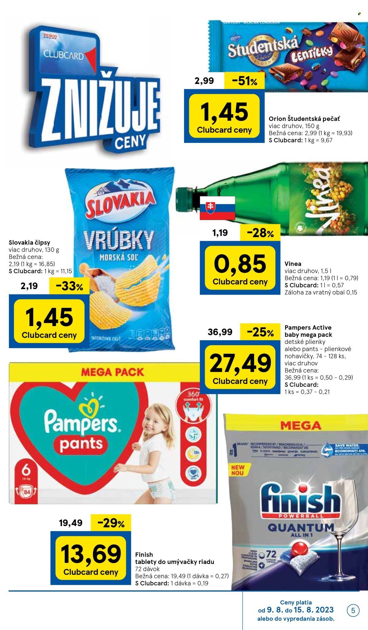 Leták TESCO supermarket - 9.8.2023 - 15.8.2023. Strana 5