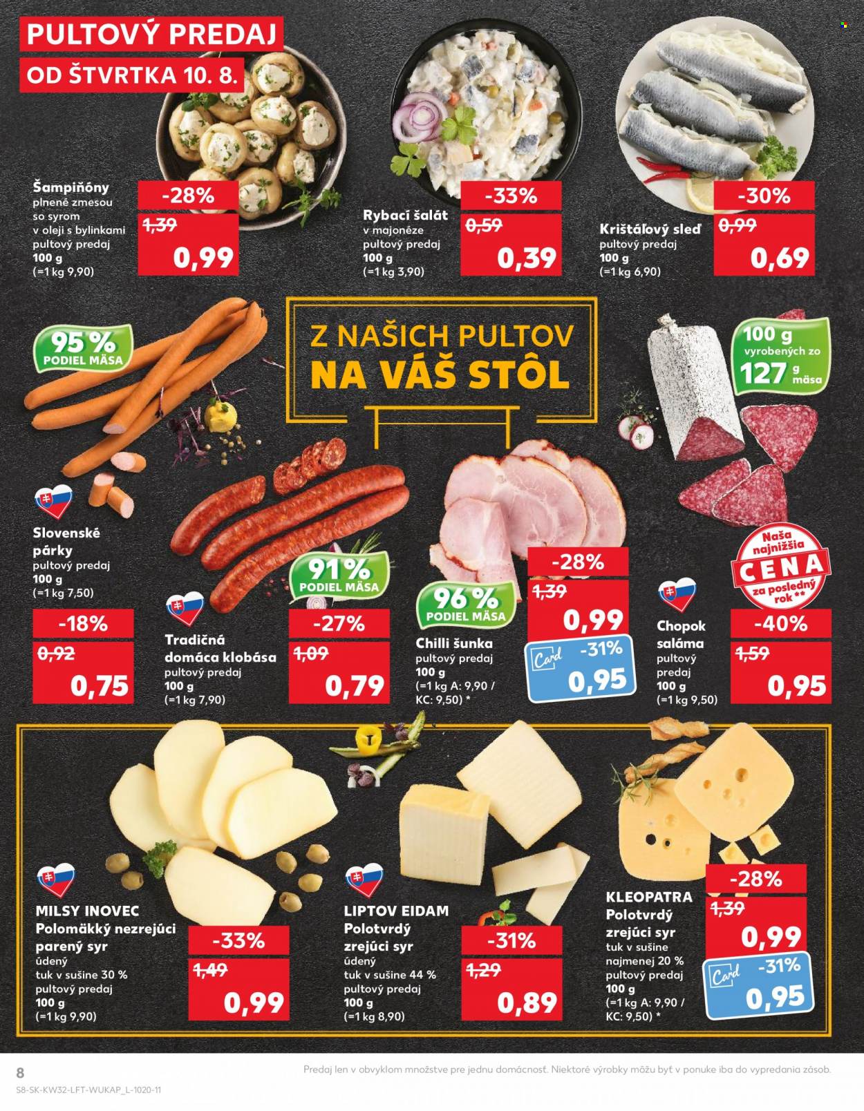 Leták Kaufland - 10.8.2023 - 16.8.2023. Strana 8
