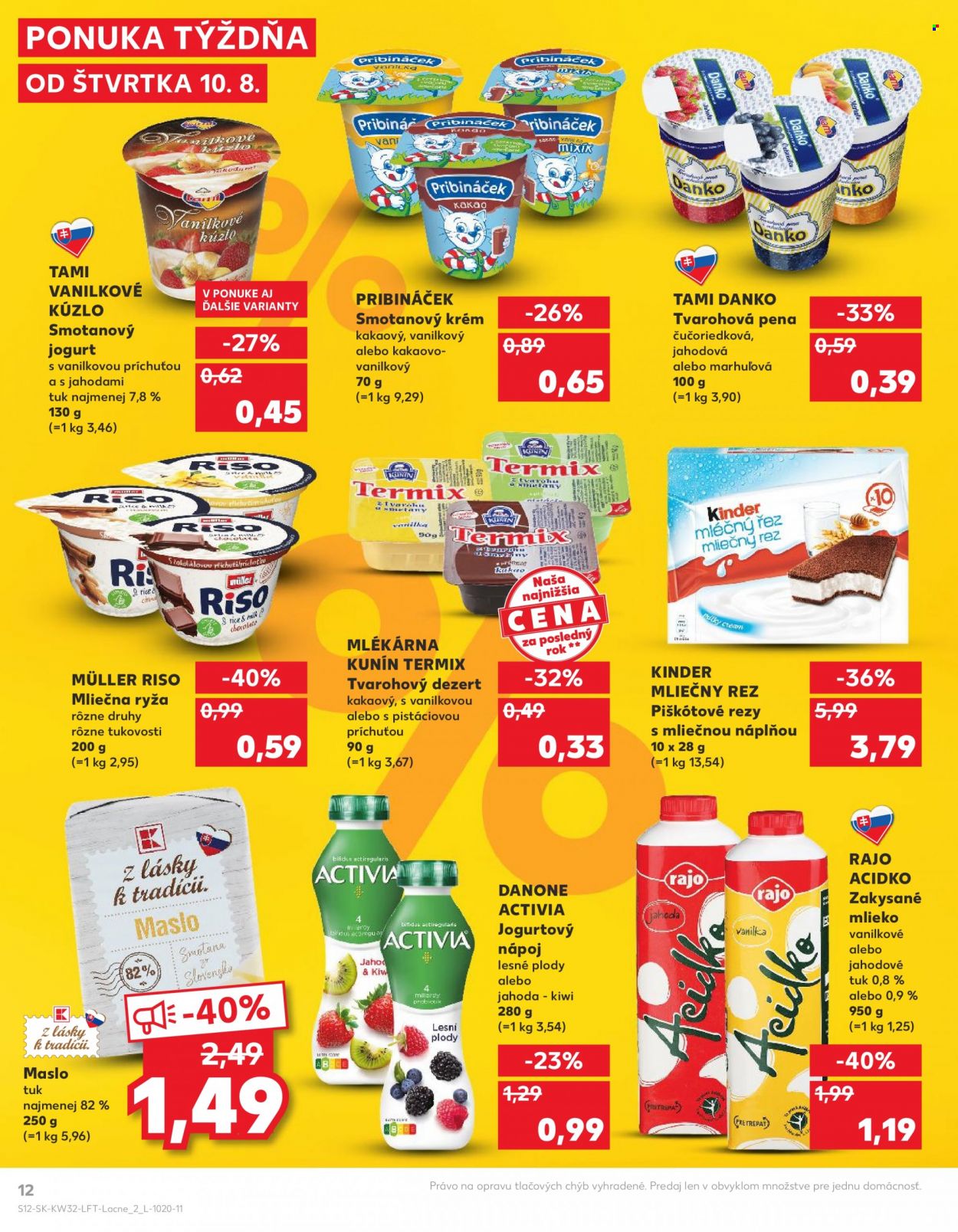 Leták Kaufland - 10.8.2023 - 16.8.2023. Strana 12
