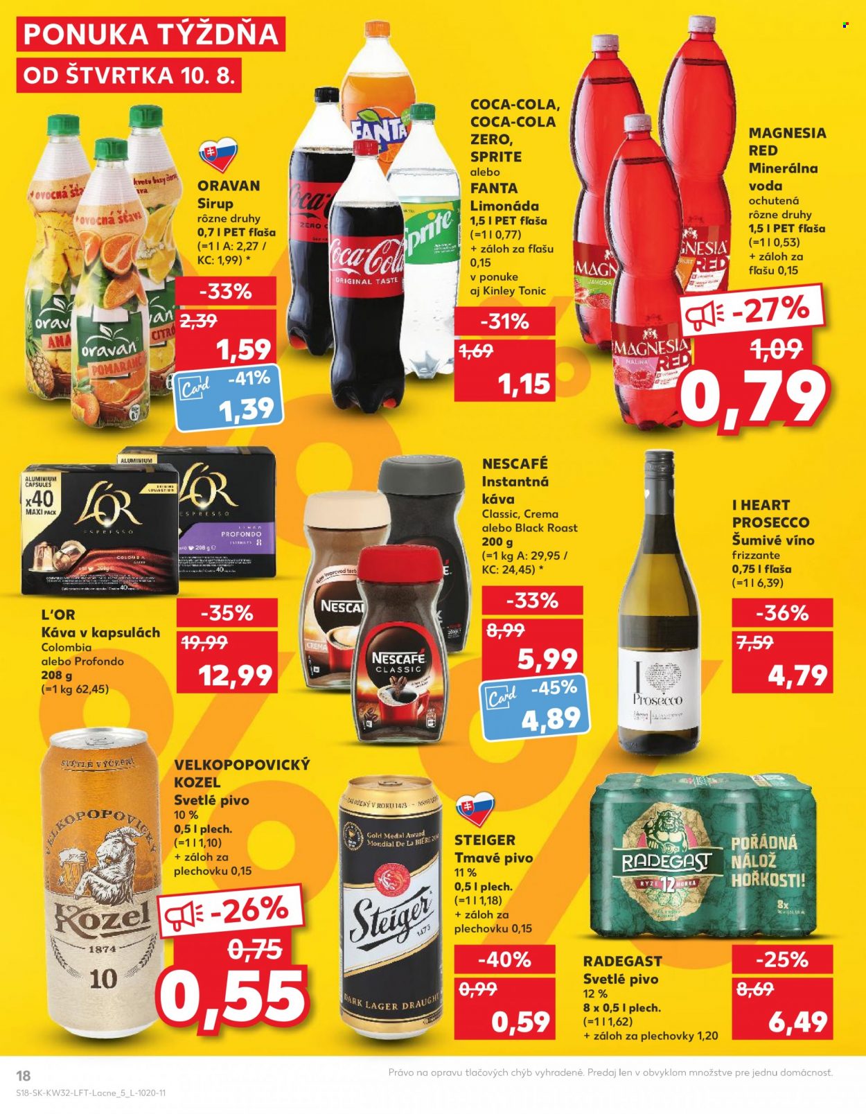 Leták Kaufland - 10.8.2023 - 16.8.2023. Strana 18