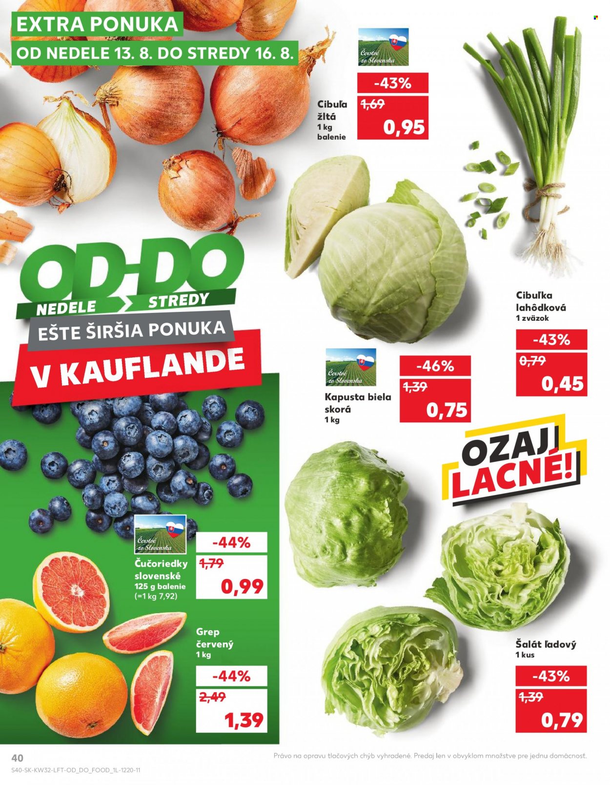 Leták Kaufland - 10.8.2023 - 16.8.2023. Strana 40