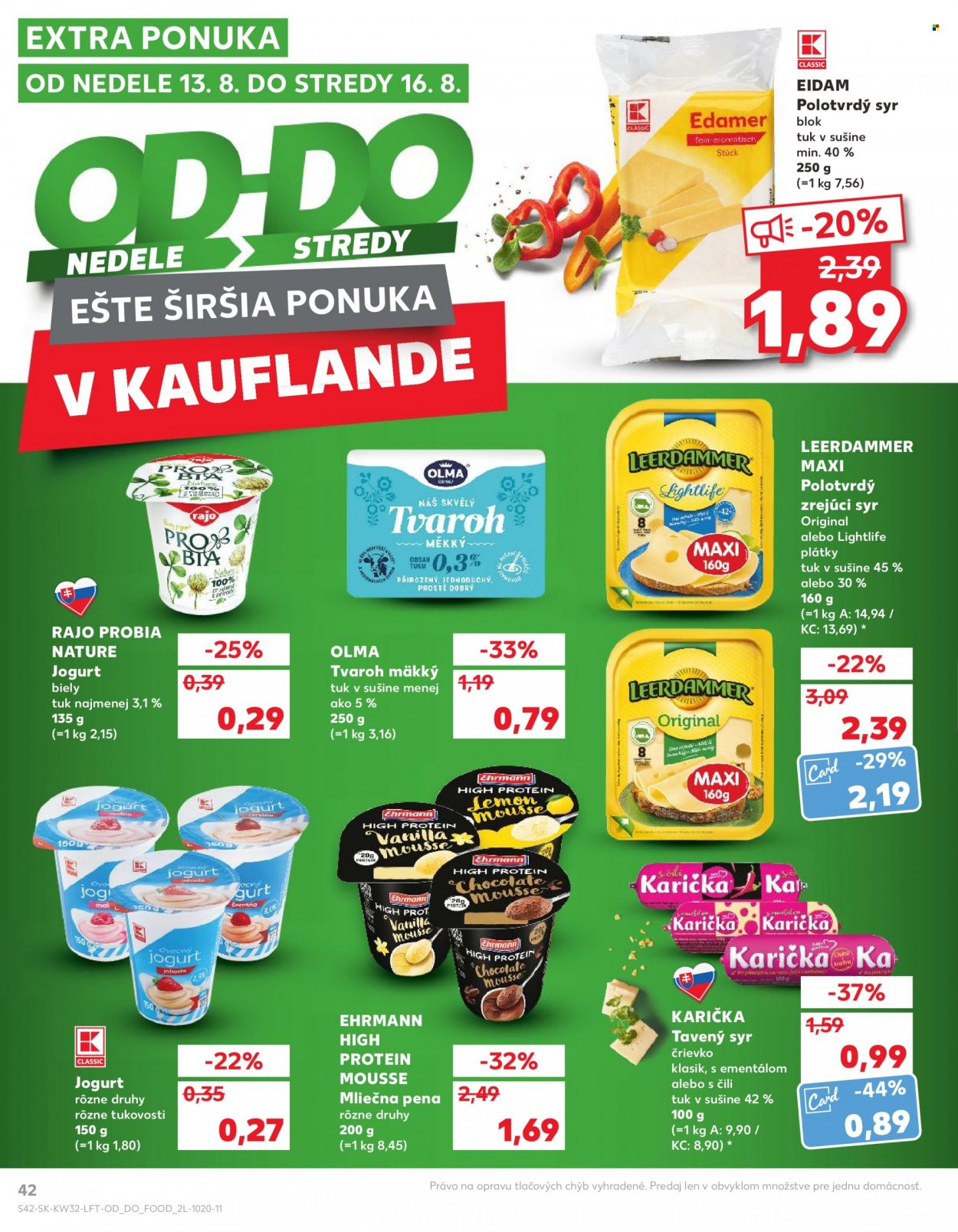 Leták Kaufland - 10.8.2023 - 16.8.2023. Strana 42