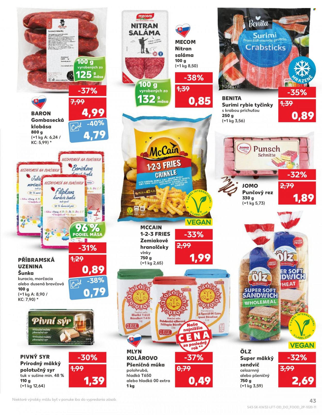 Leták Kaufland - 10.8.2023 - 16.8.2023. Strana 43