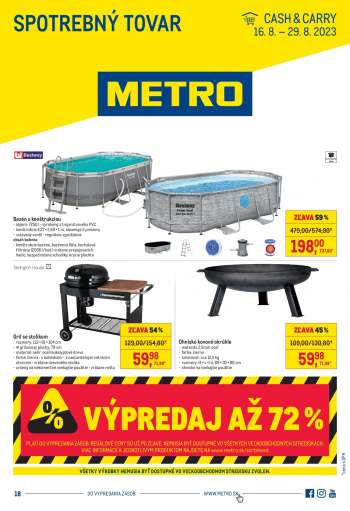 Leták Metro - 16.8.2023 - 29.8.2023.