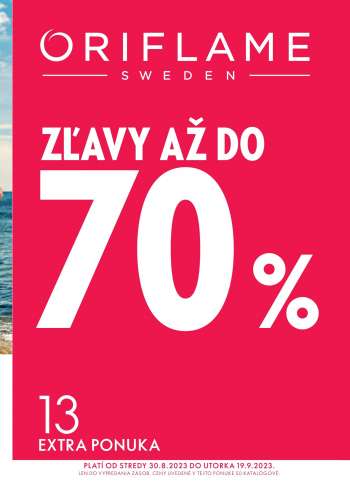Leták Oriflame - 30.8.2023 - 19.9.2023.