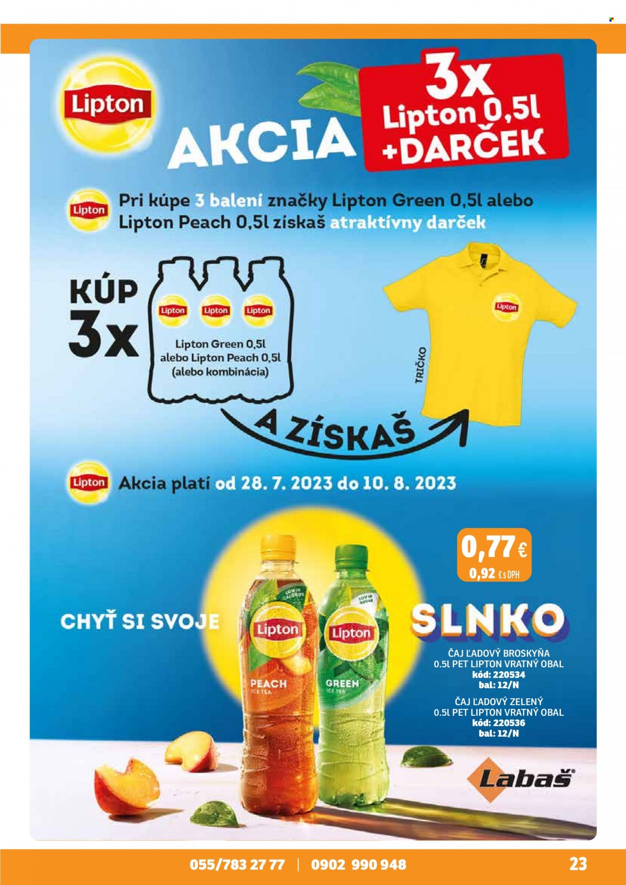 Leták Labaš - 11.8.2023 - 24.8.2023. Strana 23