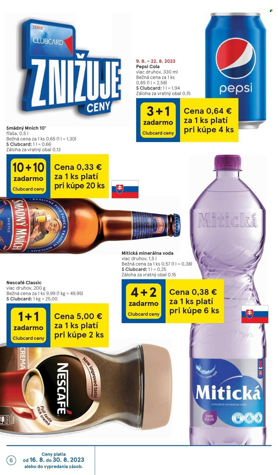 Leták TESCO - 16.8.2023 - 22.8.2023. Strana 6