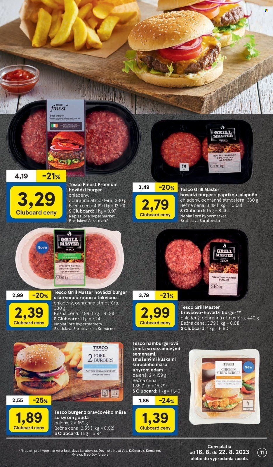 Leták TESCO - 16.8.2023 - 22.8.2023. Strana 11
