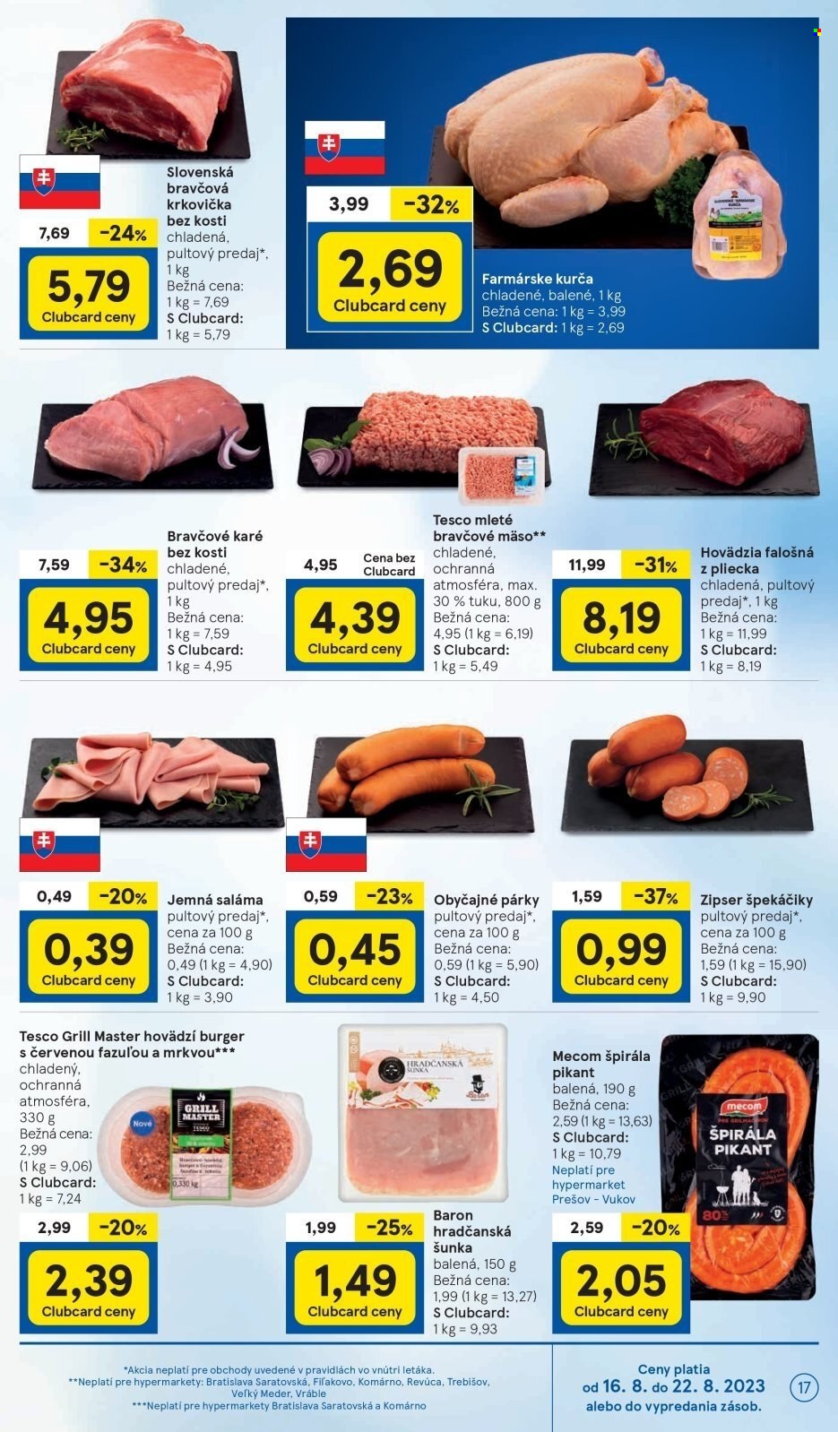 Leták TESCO - 16.8.2023 - 22.8.2023. Strana 17