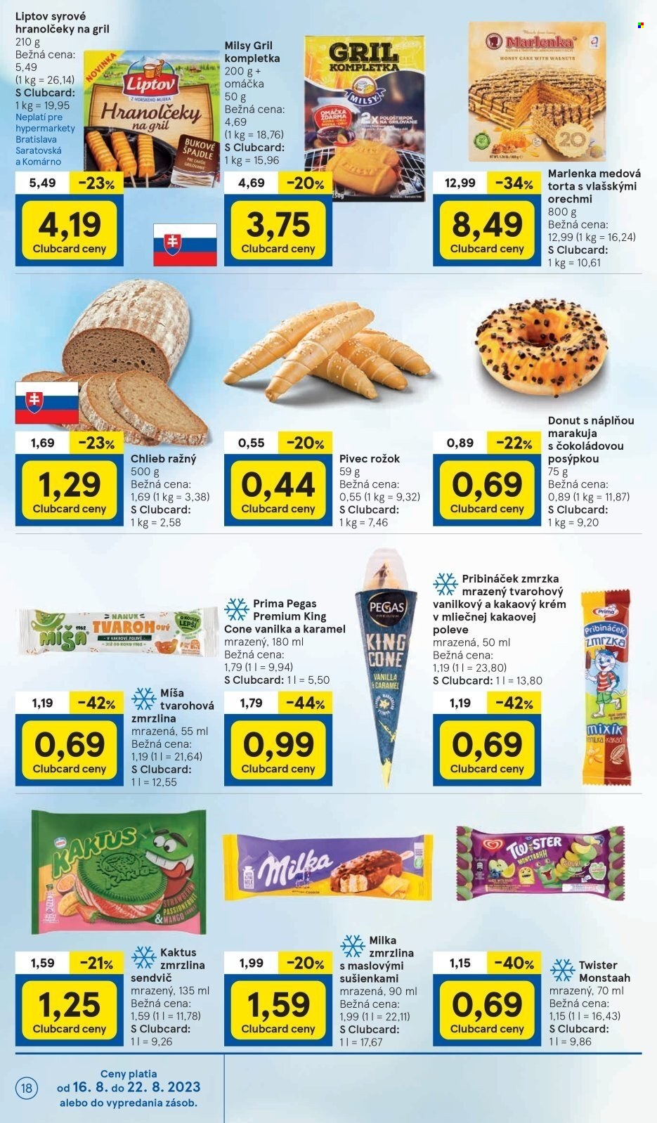 Leták TESCO - 16.8.2023 - 22.8.2023. Strana 18