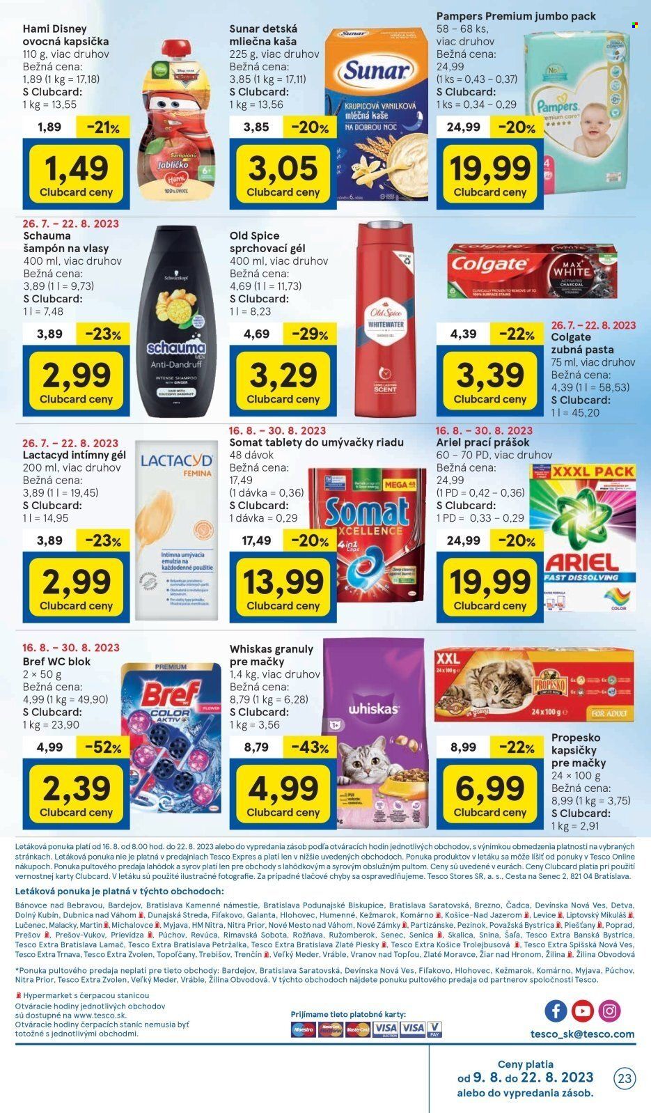 Leták TESCO - 16.8.2023 - 22.8.2023. Strana 23