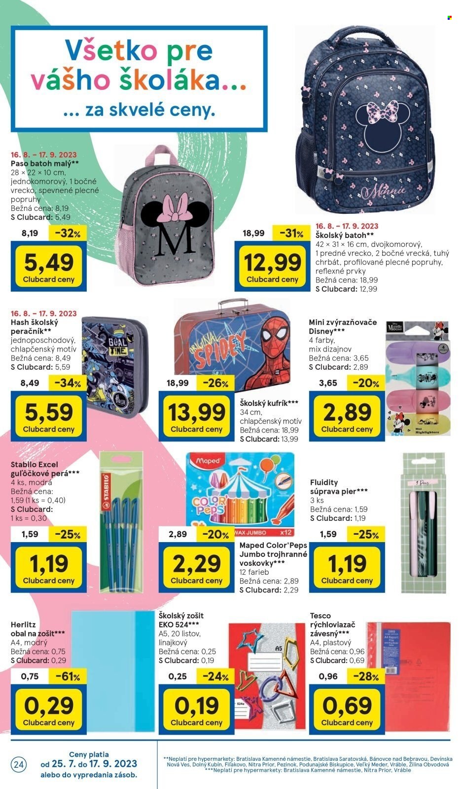 Leták TESCO - 16.8.2023 - 22.8.2023. Strana 24