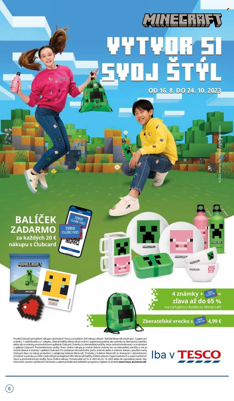 Leták TESCO supermarket - 16.8.2023 - 22.8.2023. Strana 6