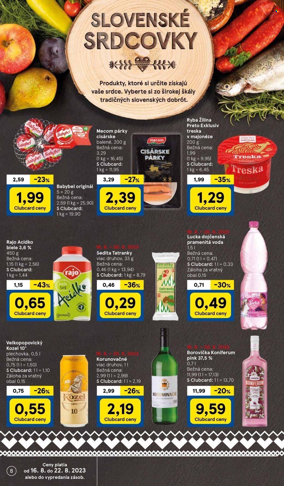 Leták TESCO supermarket - 16.8.2023 - 22.8.2023. Strana 8
