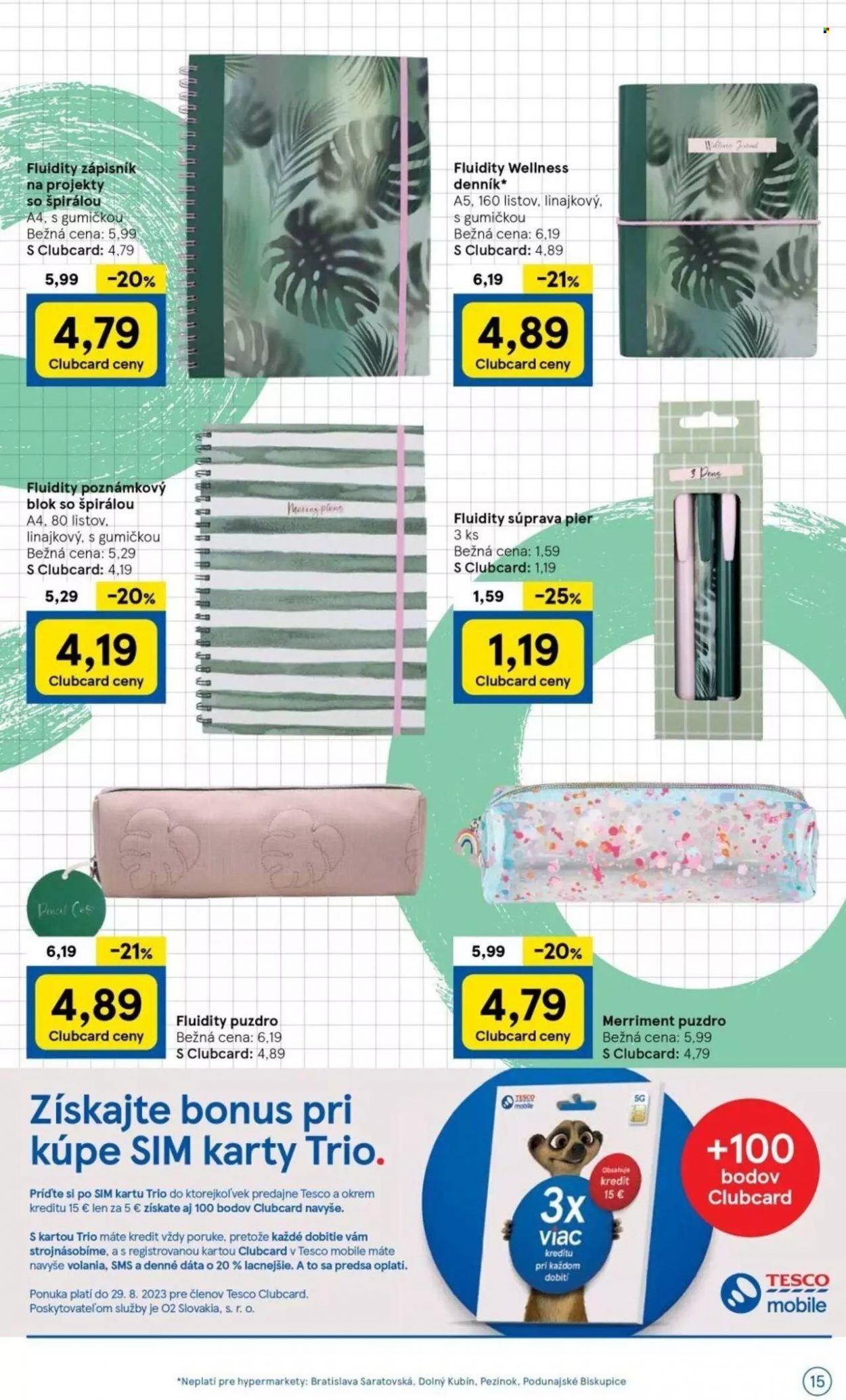 Leták TESCO hypermarket - 16.8.2023 - 17.9.2023. Strana 15