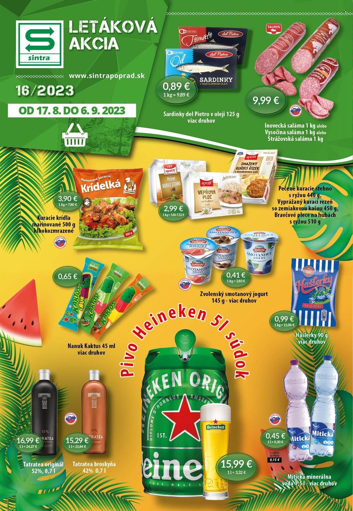 Leták Sintra - 17.8.2023 - 6.9.2023. Strana 1
