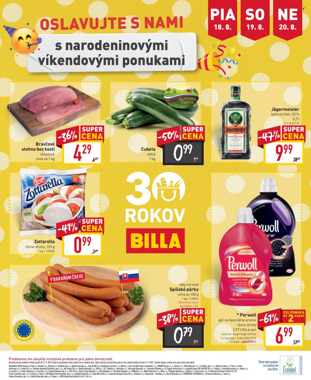 Leták Billa - 16.8.2023 - 22.8.2023. Strana 25