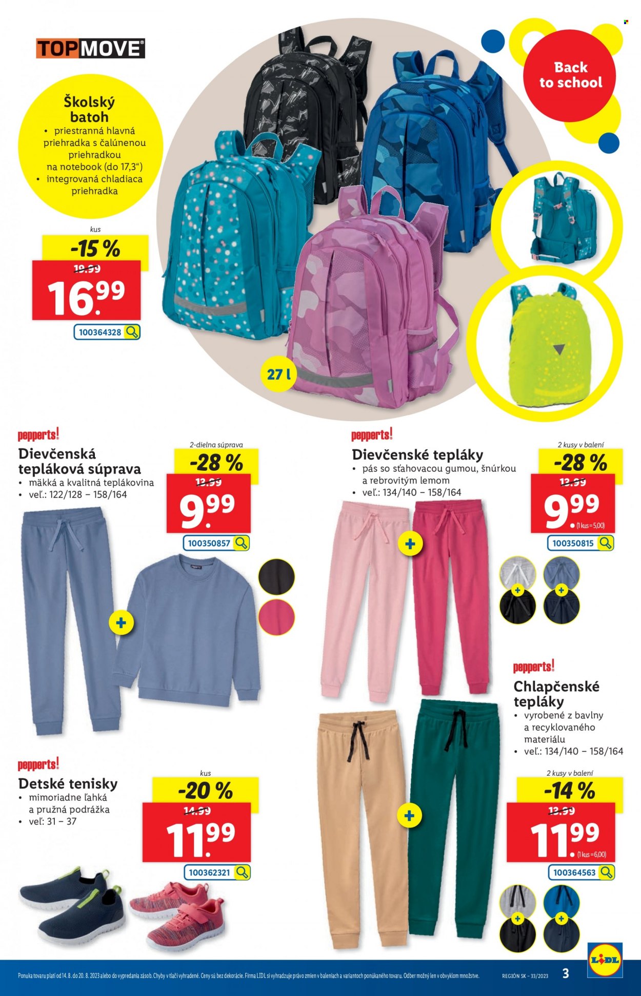 Leták Lidl - 14.8.2023 - 20.8.2023. Strana 3