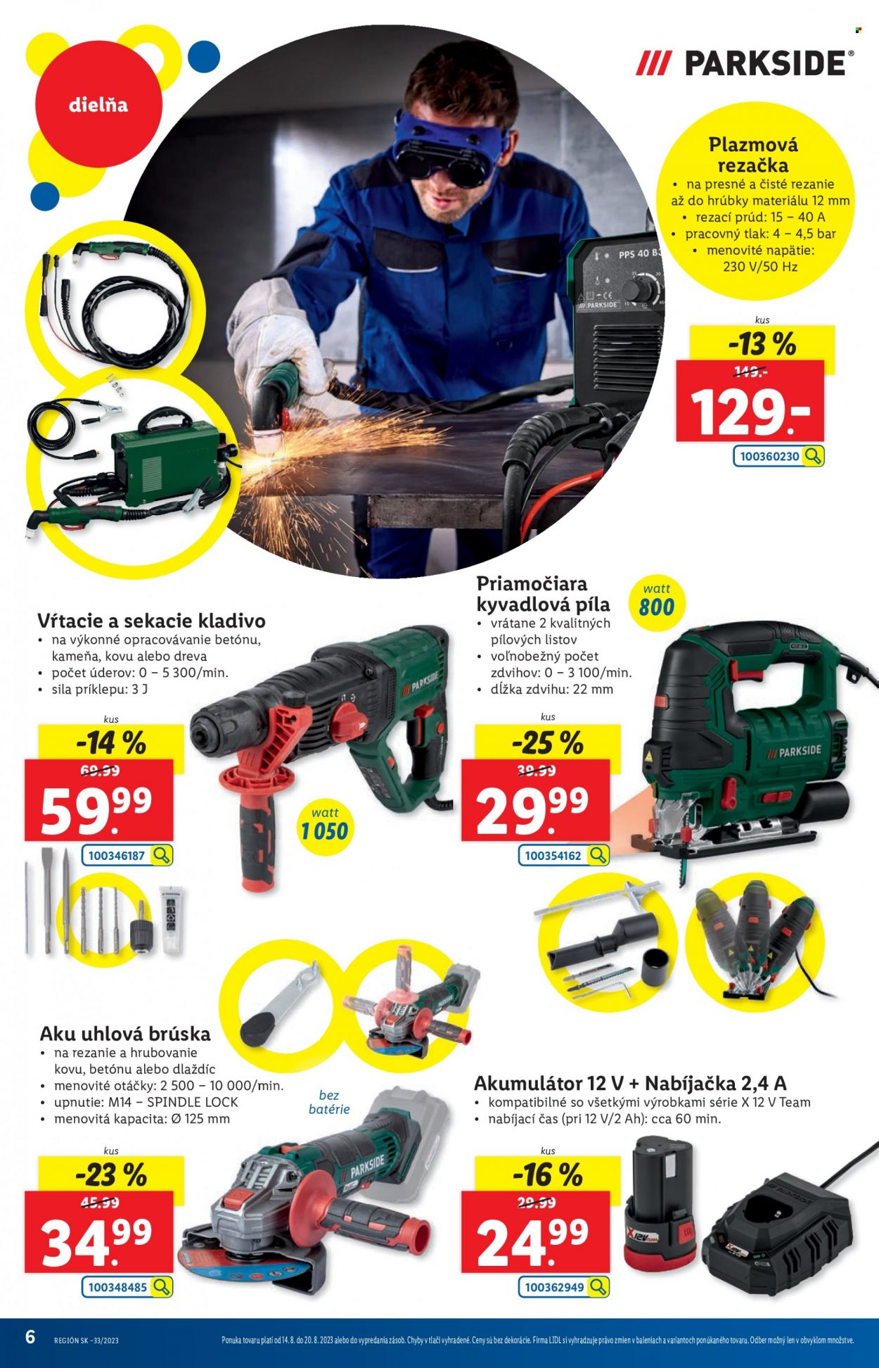 Leták Lidl - 14.8.2023 - 20.8.2023. Strana 6