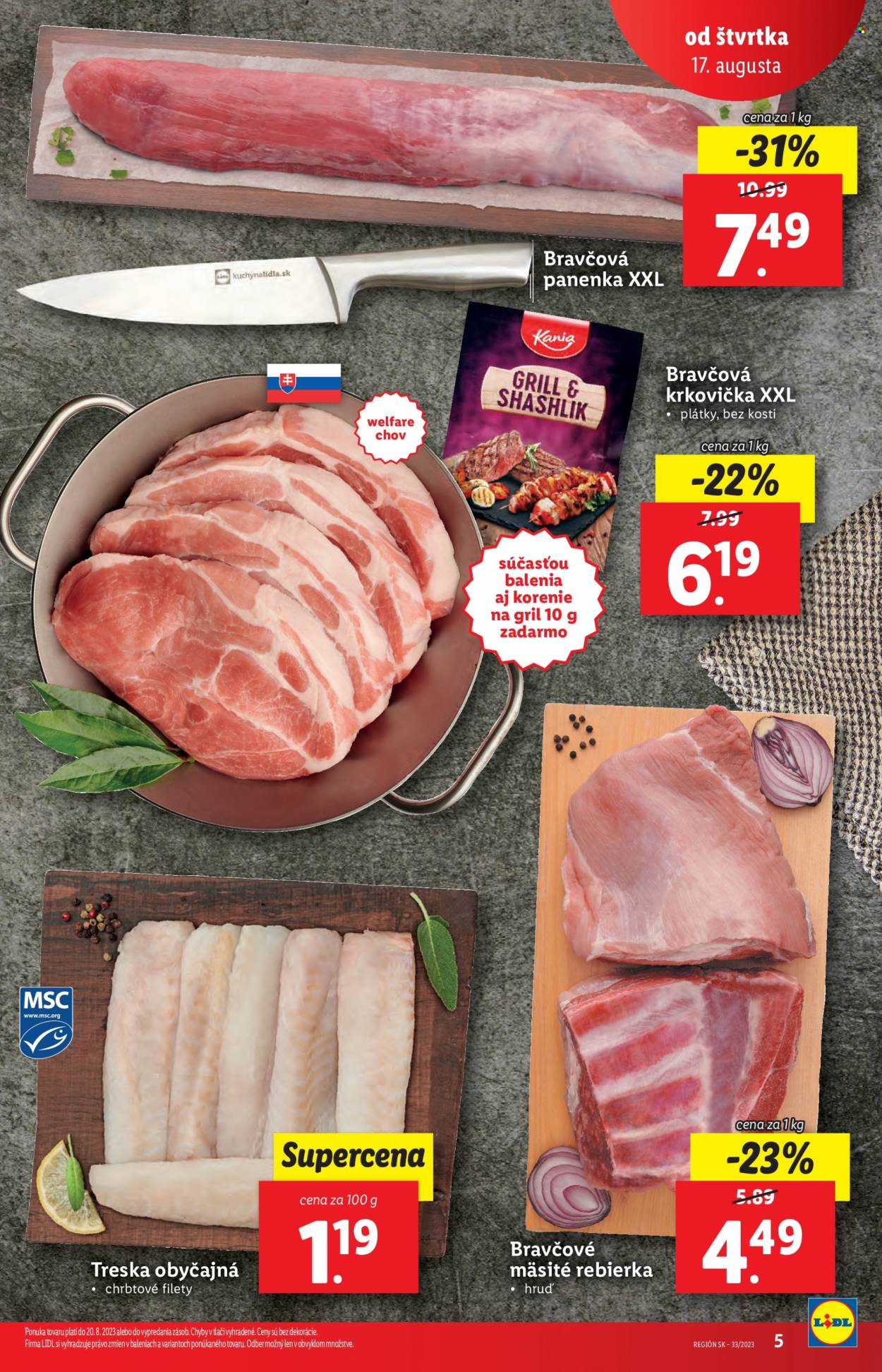 Leták Lidl - 17.8.2023 - 20.8.2023. Strana 5