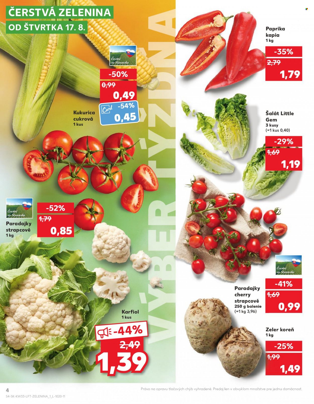 Leták Kaufland - 17.8.2023 - 23.8.2023. Strana 4