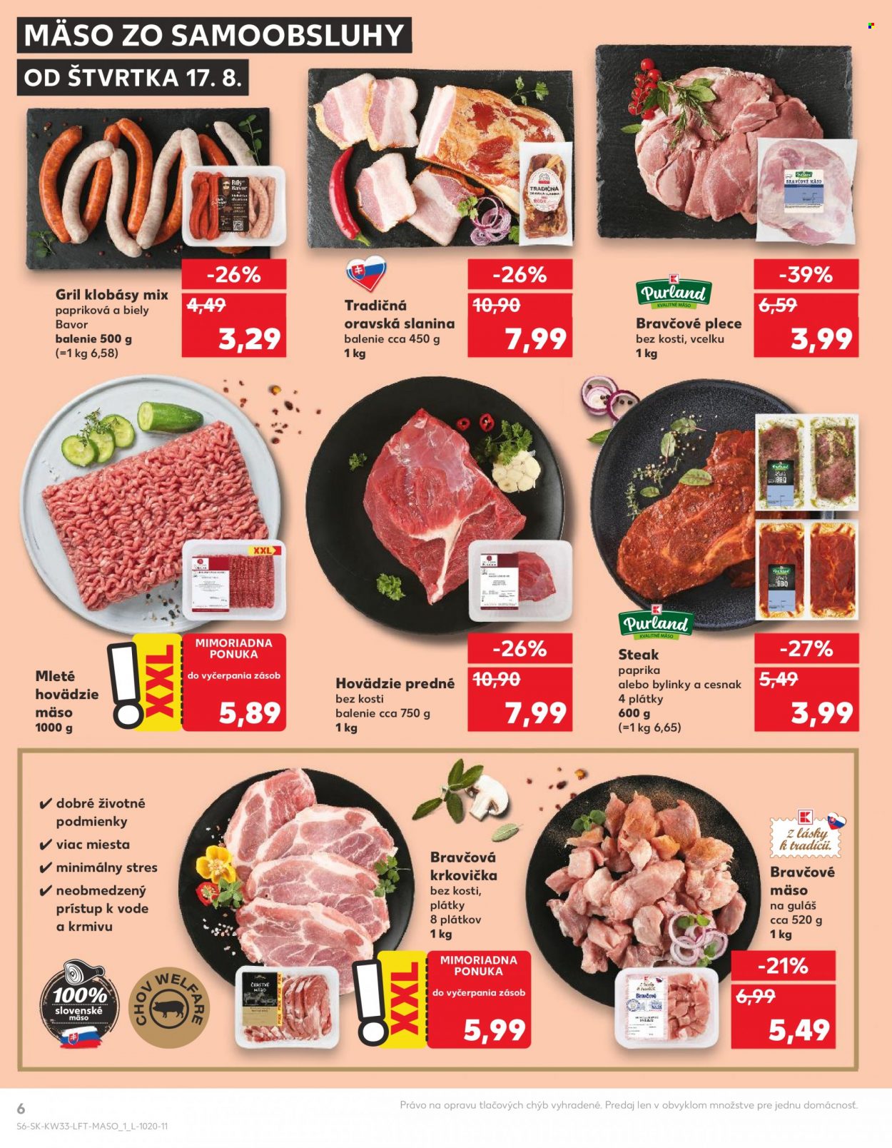 Leták Kaufland - 17.8.2023 - 23.8.2023. Strana 6