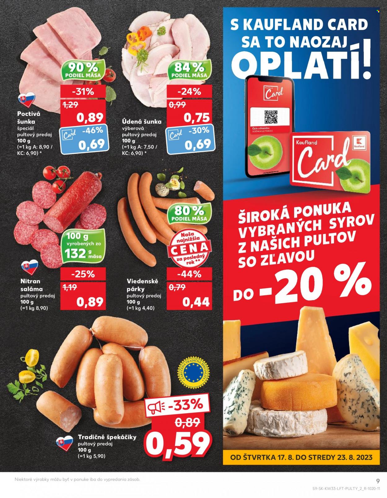 Leták Kaufland - 17.8.2023 - 23.8.2023. Strana 9