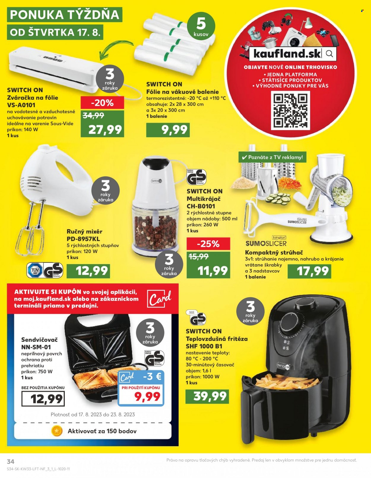 Leták Kaufland - 17.8.2023 - 23.8.2023. Strana 34