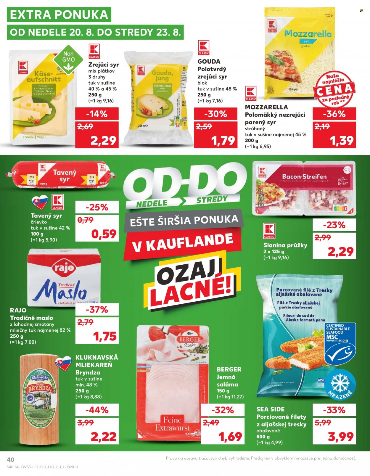 Leták Kaufland - 17.8.2023 - 23.8.2023. Strana 40