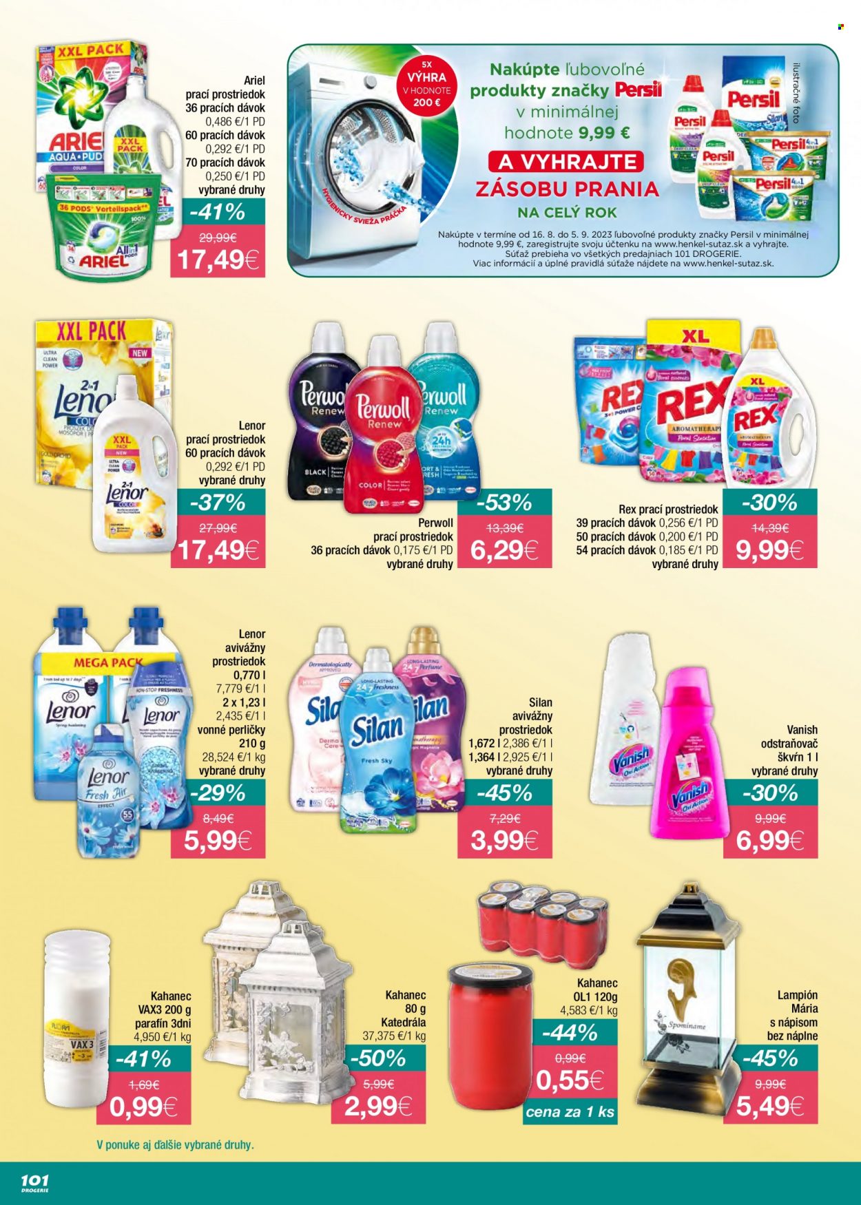 Leták 101 Drogerie - 16.8.2023 - 5.9.2023. Strana 12