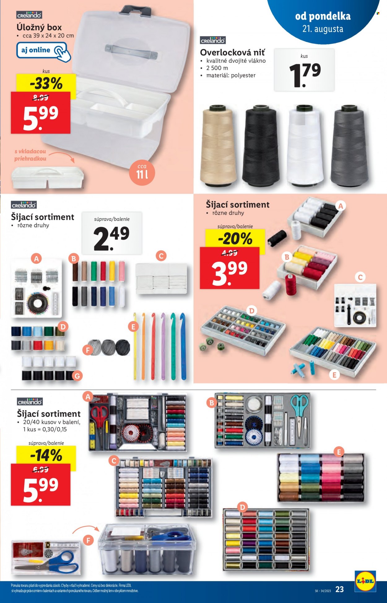 Leták Lidl - 21.8.2023 - 27.8.2023. Strana 31