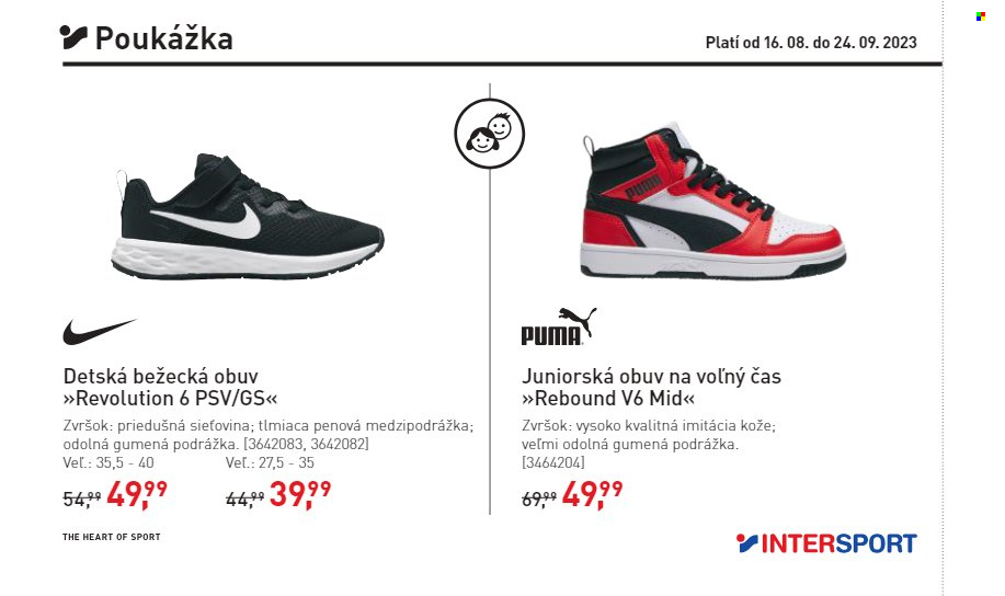 Leták Intersport - 16.8.2023 - 24.9.2023. Strana 8