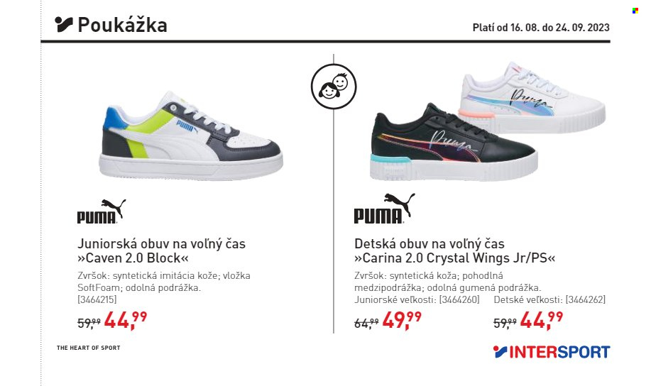 Leták Intersport - 16.8.2023 - 24.9.2023. Strana 9